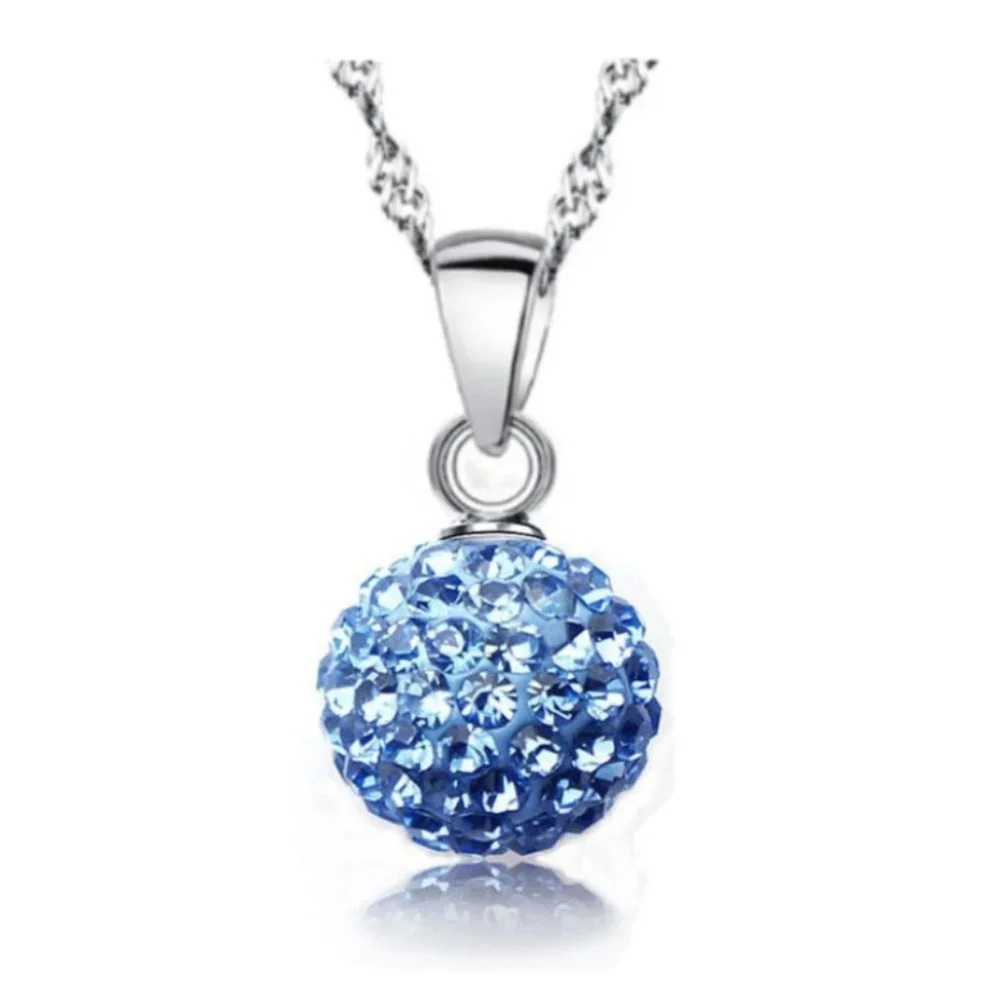 Casual Necklace Pendant Earrings 925 Sterling Silver Set - Picture 3 of 4